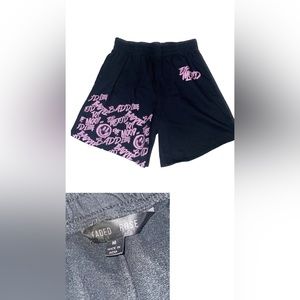Faded rose athletic/lounge shorts. No stains or holes. Used, in good condition.